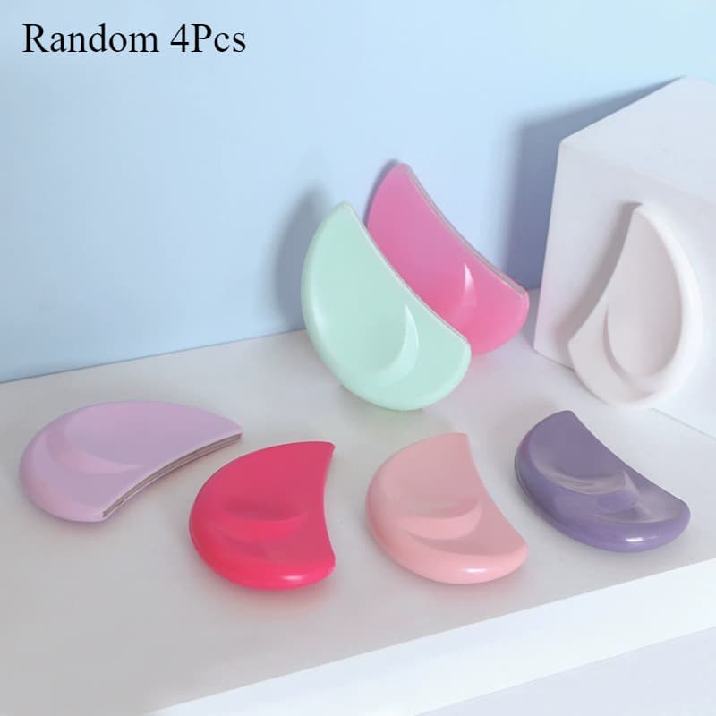 TEMU Random 4pcs Professional Nail File Colorful Half Moon Curved Nail Art Nail File Buffer Manicure Pedicure Sanding Nail Art Tools
