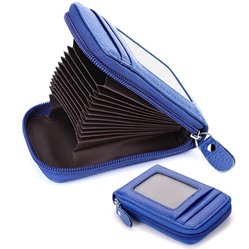 TEMU Rfid Anti-theft Zipper Card Bag, Credit Card Holder, Polyester Lining, Credit Card Storage | Bag | Polyester Lining