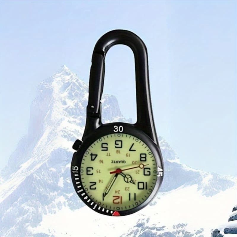TEMU Luminous Multifunctional Pocket Watch Backpack Hanging Unisex Watch Clock Birthday Christmas New Year Gifts