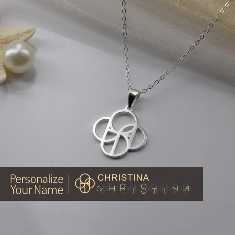 TEMU Custom Stainless Steel Logo Necklace - An Souvenir, Friendship Souvenir Gift, Friend Chain, Sister Chain