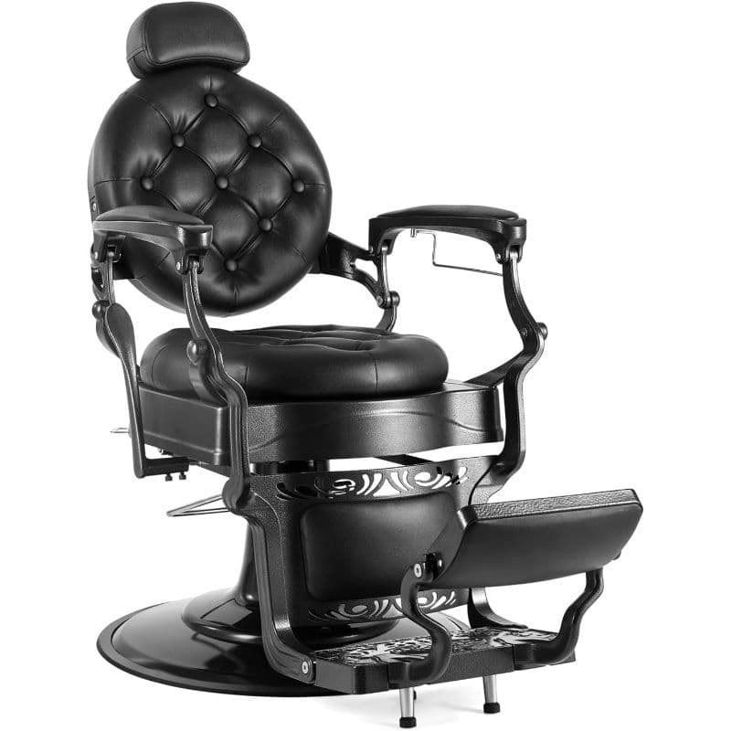 TEMU Barber Chair, Hydraulic Recline Styling Chair, 360 Degree Swivel For Hair Stylist Tattoo