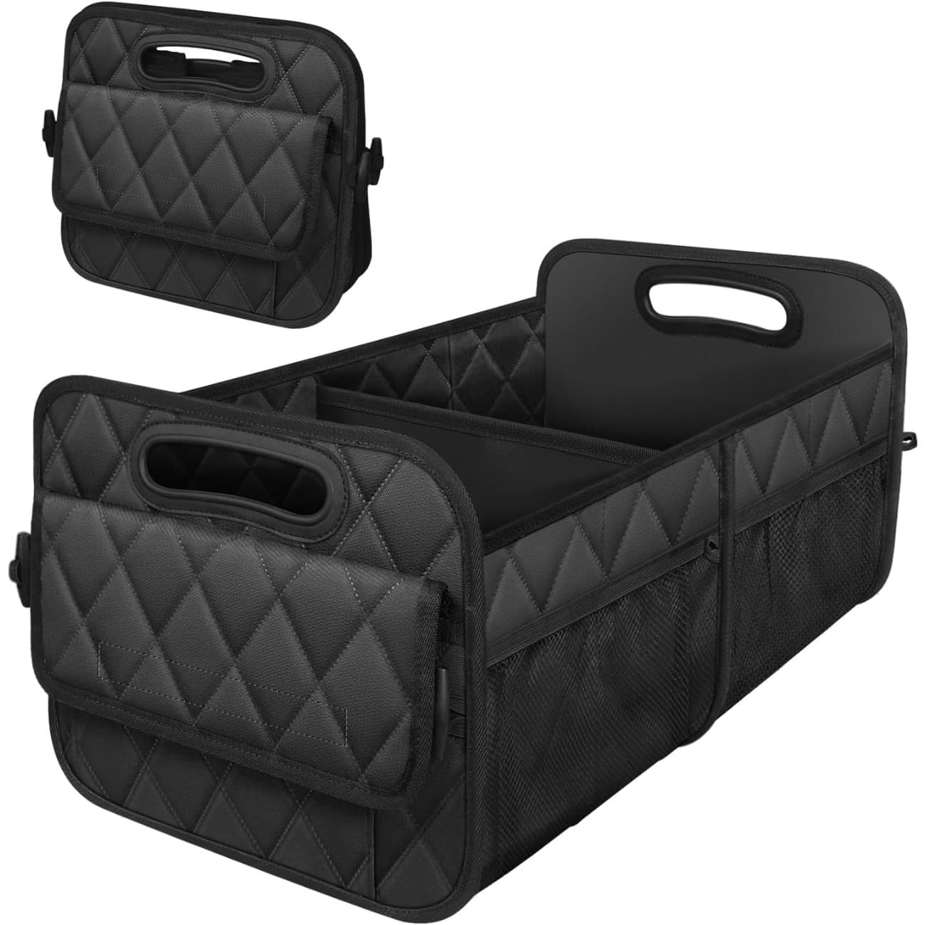 TEMU Cofit Car Trunk Organizer For Suv, Car Organizers And Storage With Pocket, Car Additions For Women/men 50l Trunk Organizer