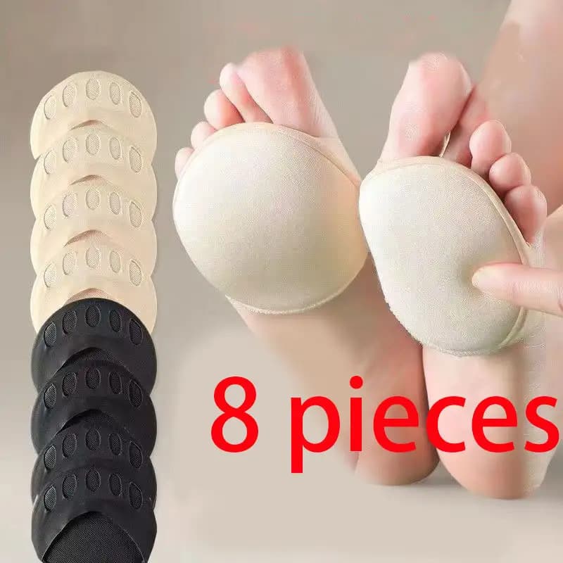 TEMU 8 Comfortable Invisible Sponge Insoles- High Suitable For All Shoe Types, Football, Casual Shoes, High Heels, And Boots