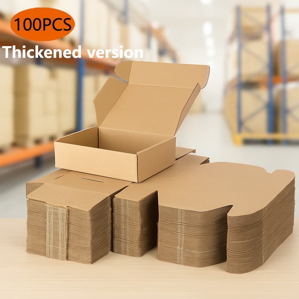 TEMU Gift For Her/him 100/103-piece Small Corrugated Paper , 15×10×4cm, Ideal For Commercial Packaging, Gifts, And Festival Mailing, Perfect For Christmas And Halloween Gift Packaging