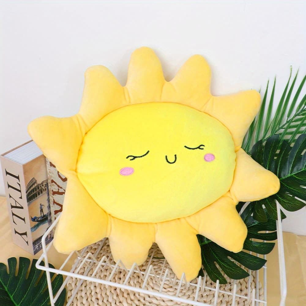 TEMU Cute Sun Pillow. Room. For . The Pillow Is Soft And Comfortable.