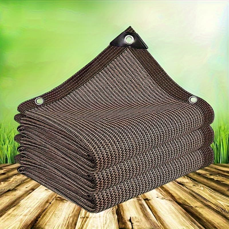 TEMU Outdoor Balcony, Courtyard, Colorful Sunshade Net, Sun Protection, Breathable Sunshade Net, Sun Shading Net, Suitable For Greenhouses, , Plants, , And