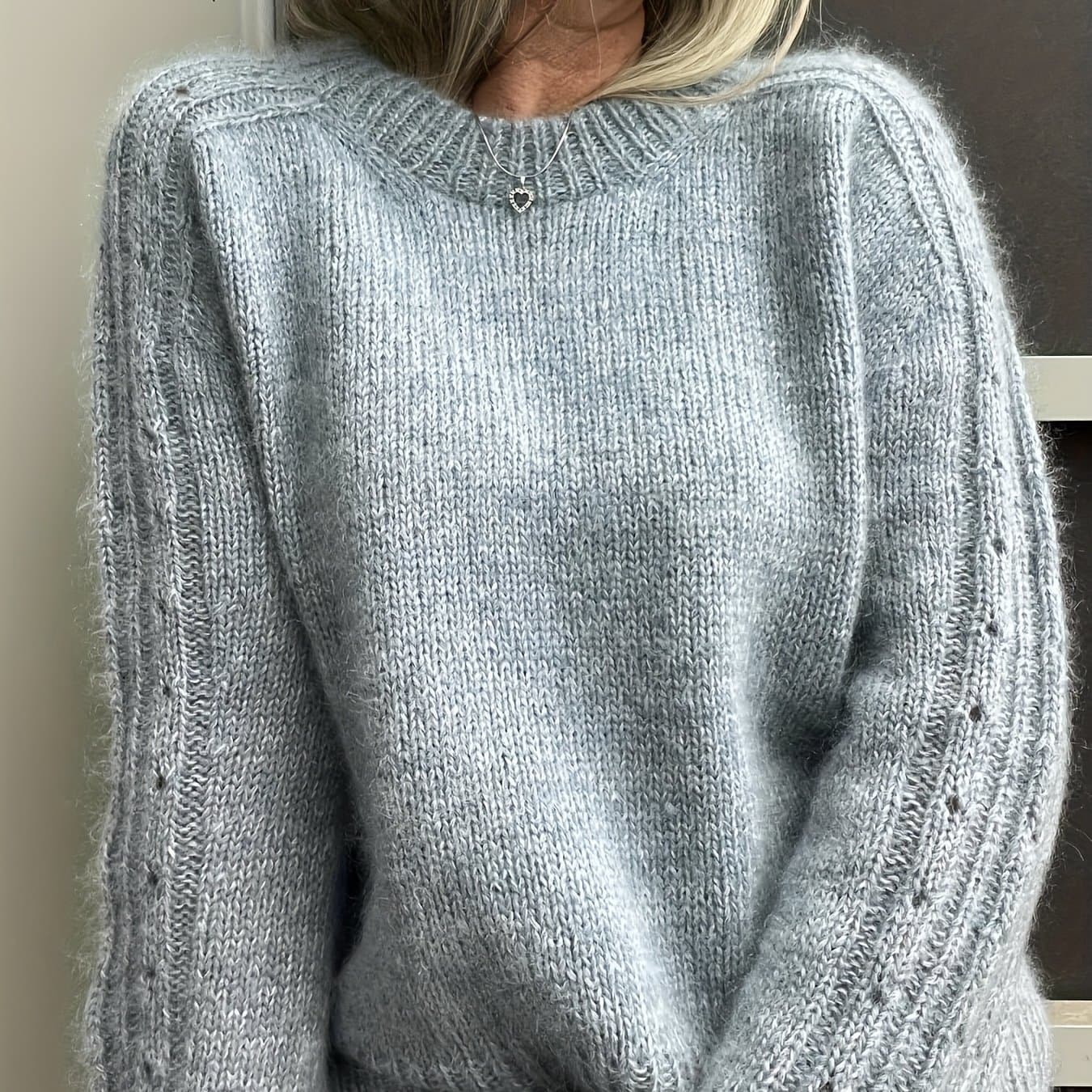 TEMU Women's Casual Round Neck Sweater, Drop Shoulder Long Sleeve Pullover, Long Sleeve Top, Suitable For Fall Winter Season, Women's Clothing [zcdx25]