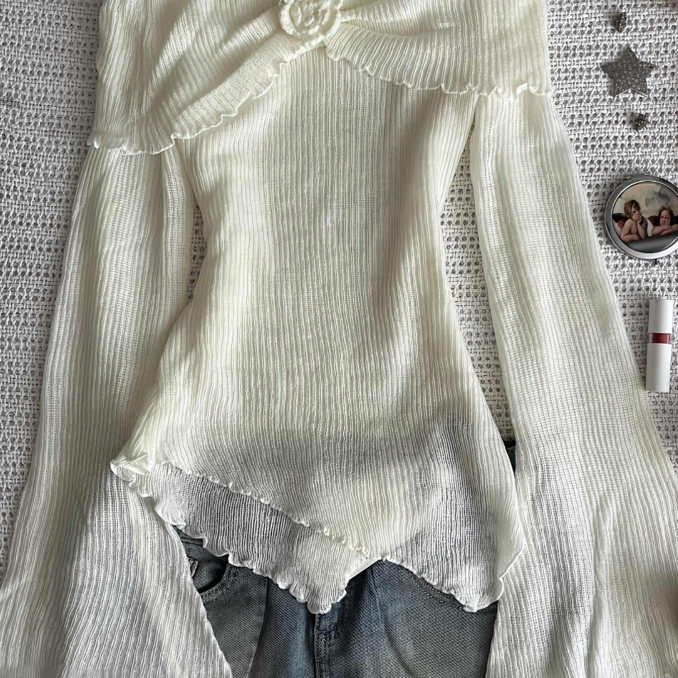 TEMU 2025 Spring/summer Long Sleeve T-shirt