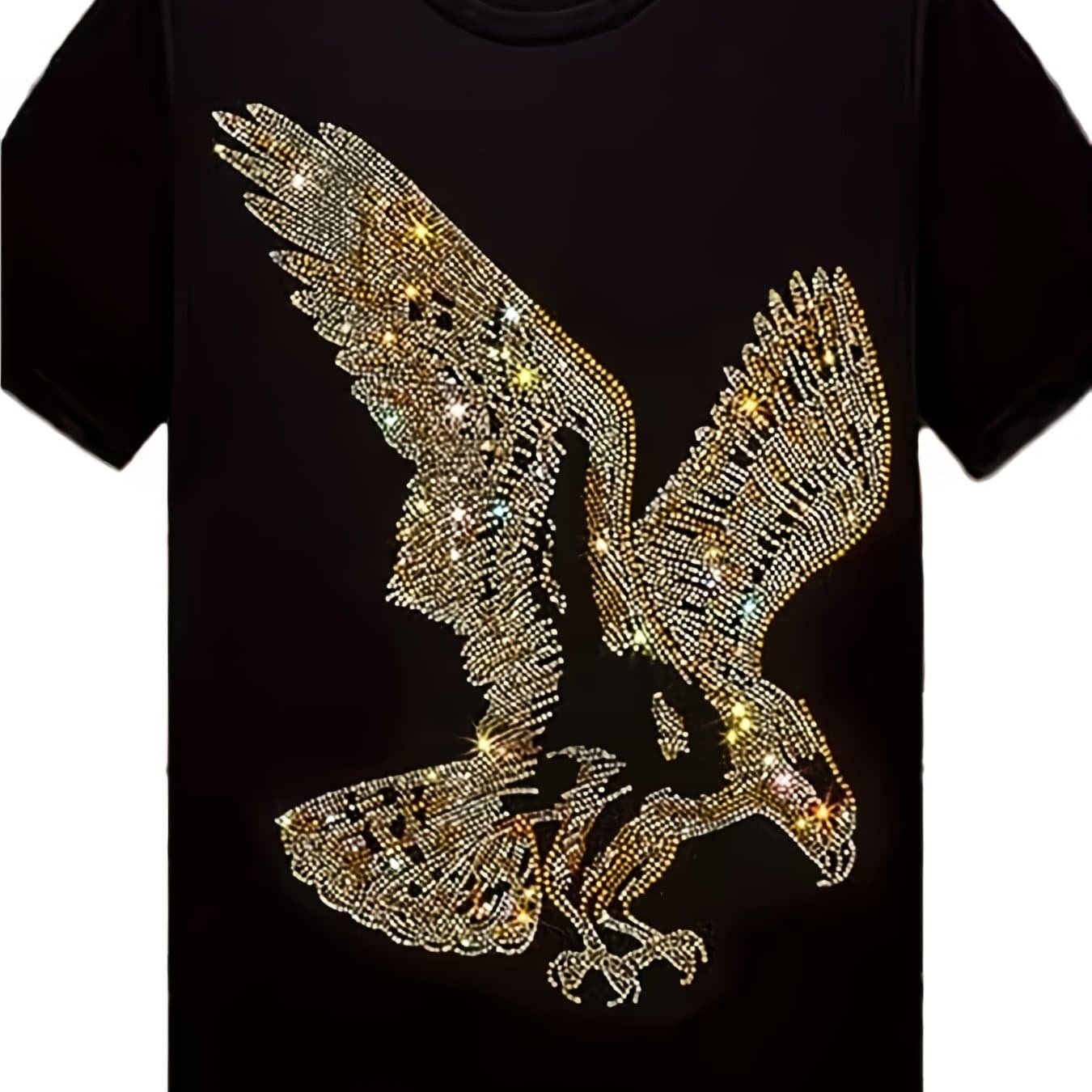 TEMU Local Men's Heavyweight Sm Eagle Print T-shirt
