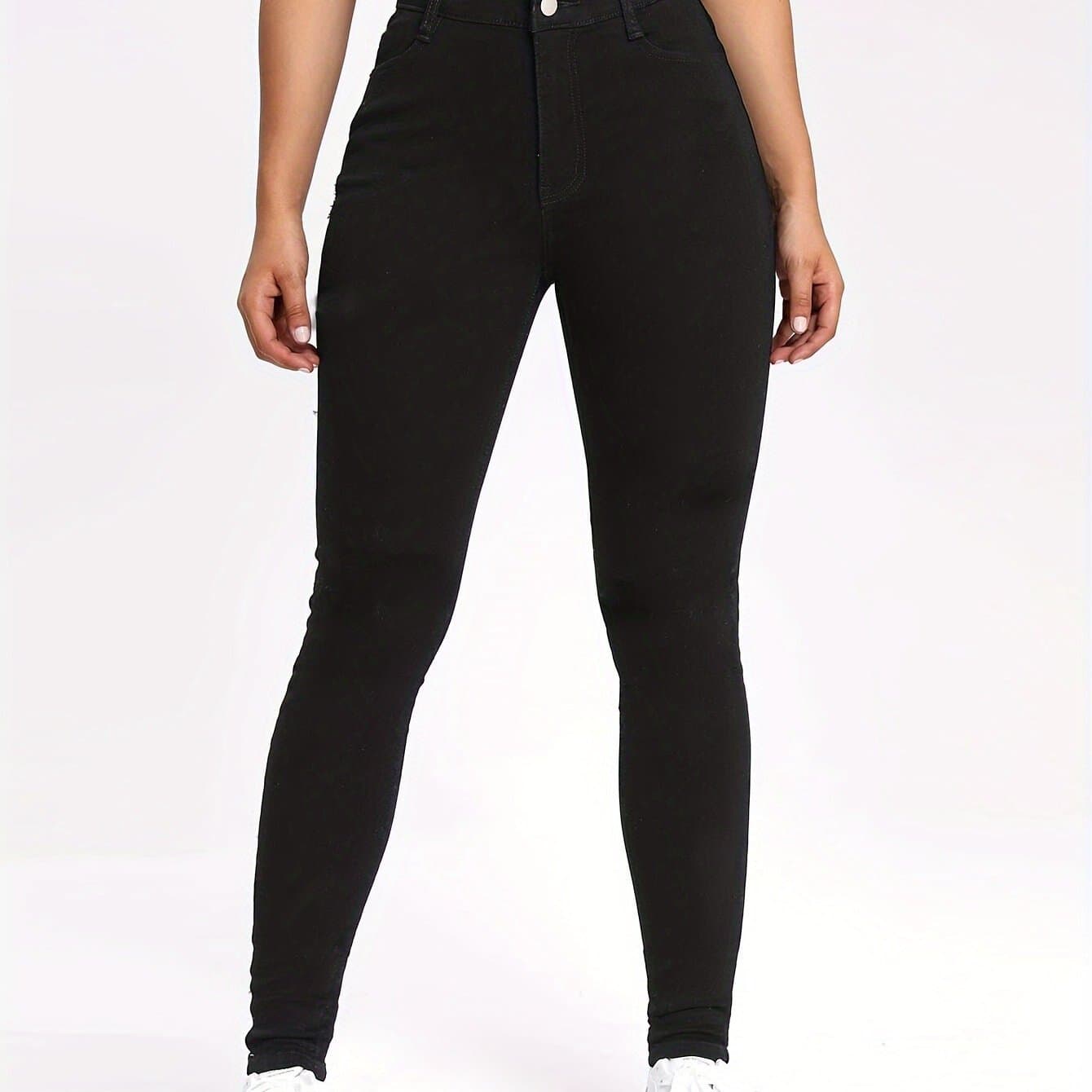 TEMU Women's Stretch Casual Skinny Jeans, Fashion Slim Jeans, Women's Jeans And Clothing