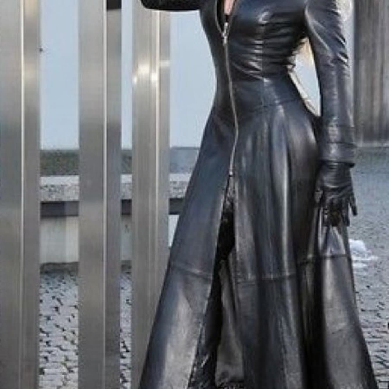 TEMU Popular Extended Collar Pu Leather Jacket