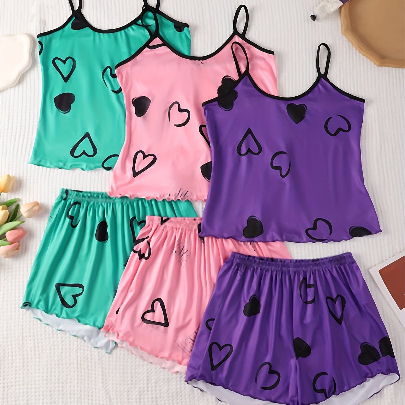 TEMU 6pcs Women's Sexy Camisole Set