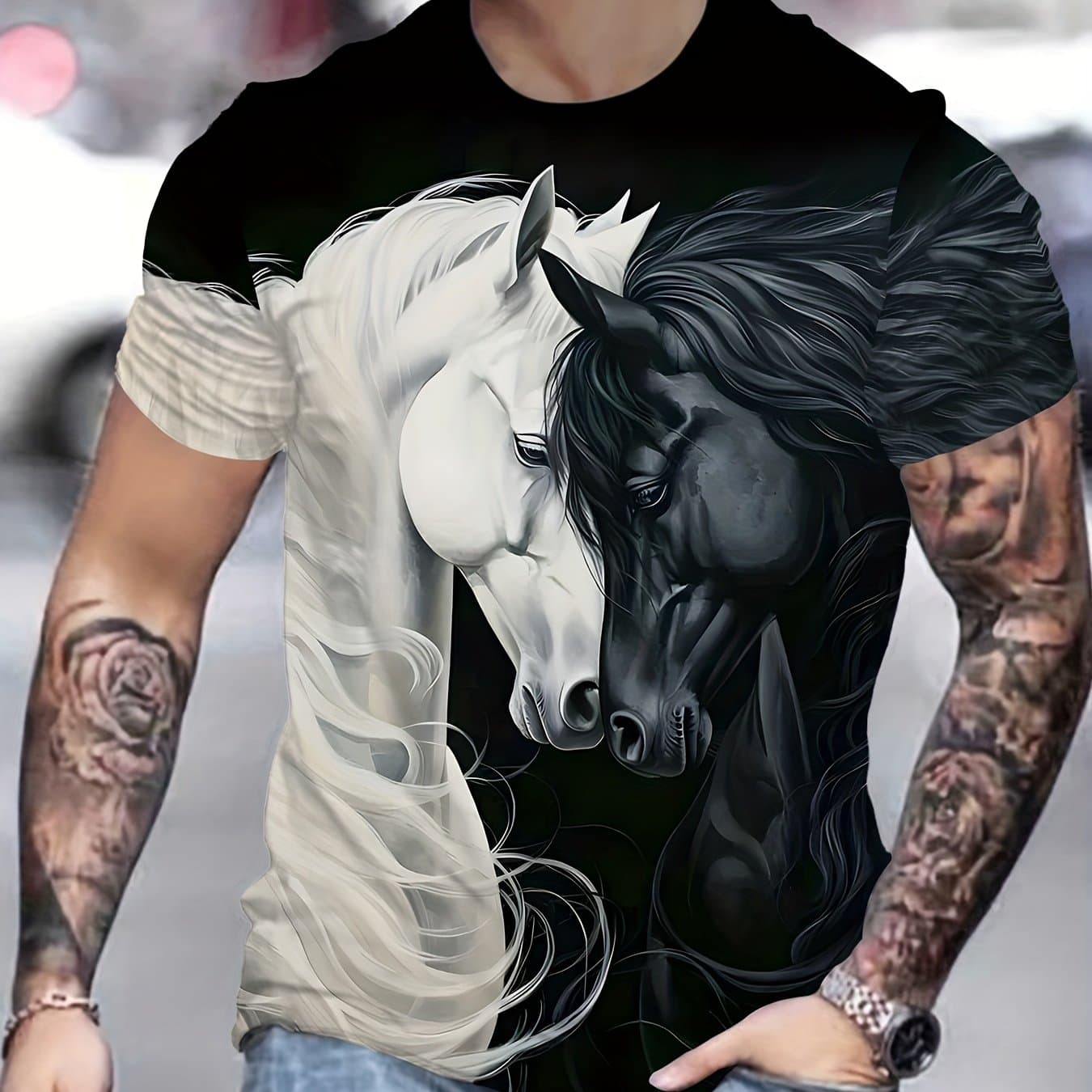TEMU Ale Novelty Men's 3d Print Fashion T-shirt thumbnail 2