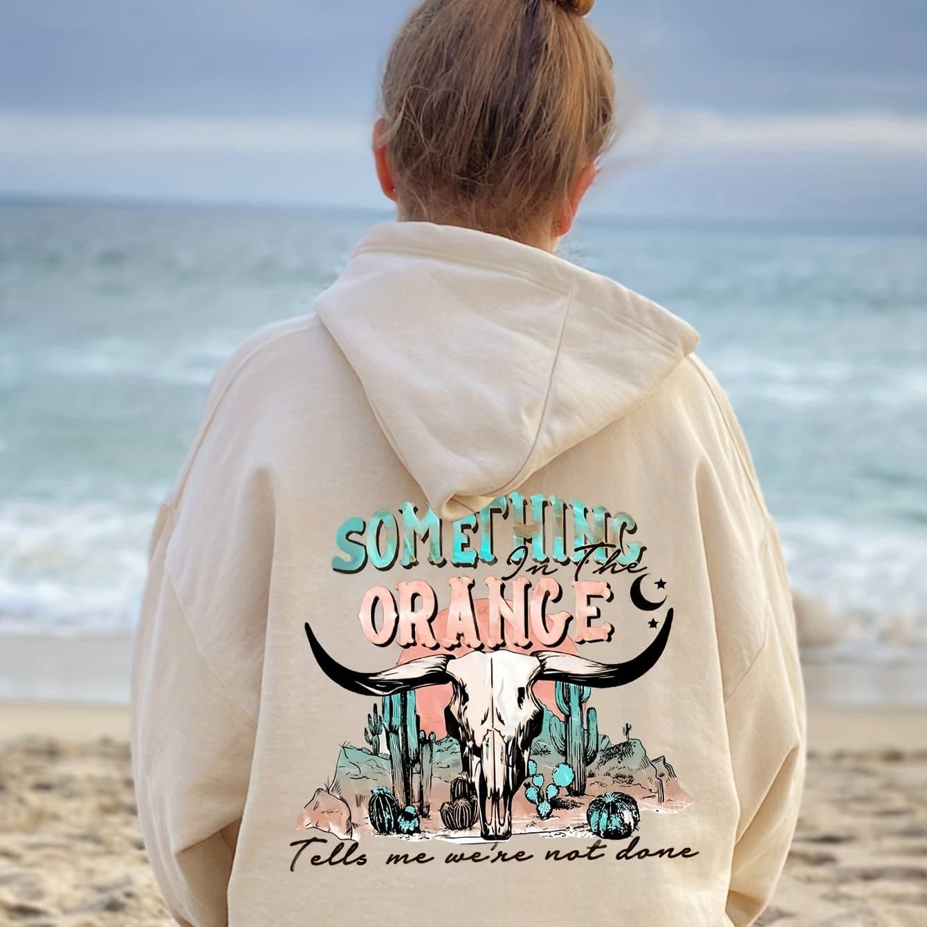 TEMU Women's Casual Hooded Sweatshirt