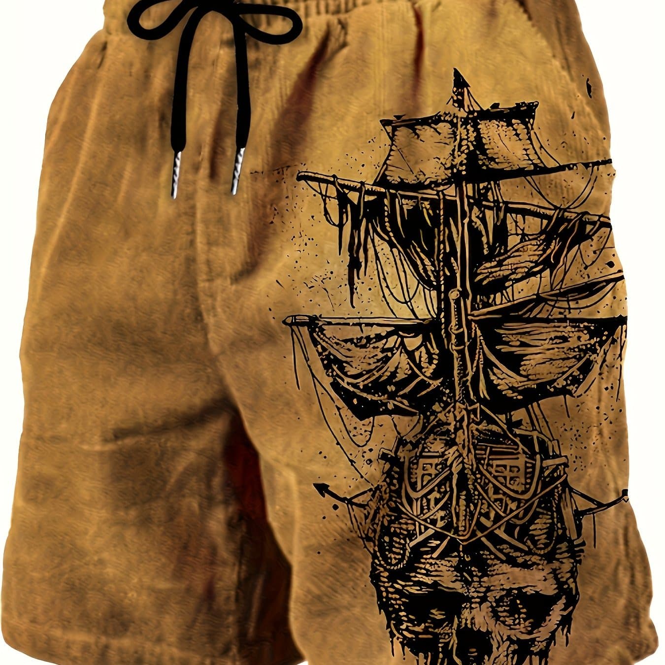 TEMU New! Shorts, And Cool Creativity, 3d Printed Beach Casual Pants For Summer Streets, Fashionable And Comfortable For Hawaii Vacation In Maldives