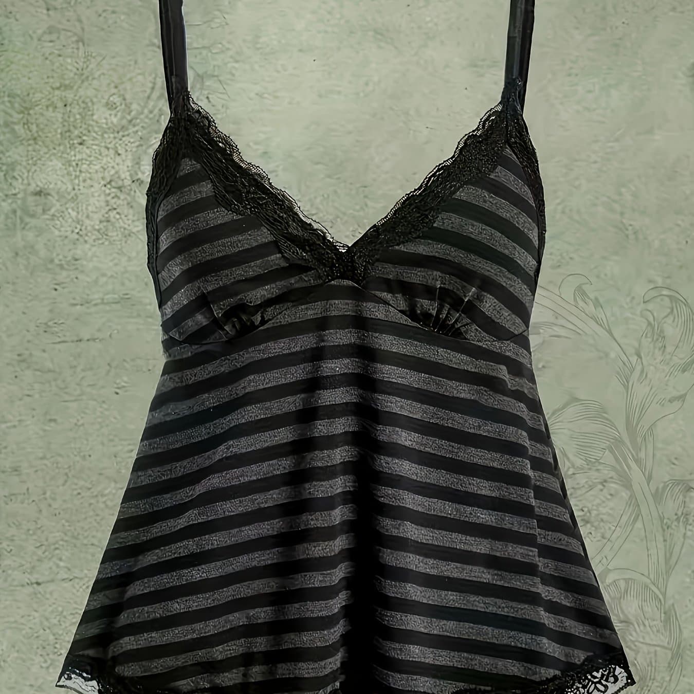 TEMU Y2k Lace-trimmed Women's Top