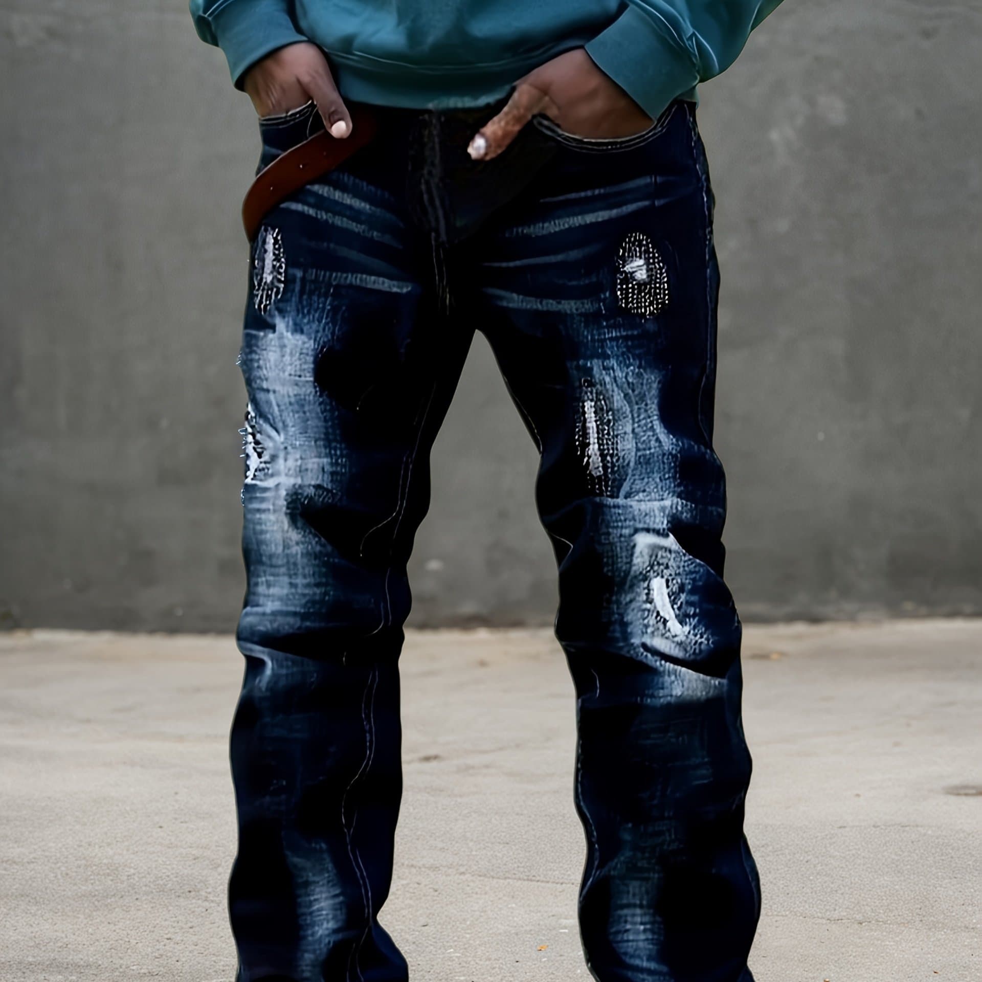 TEMU 2026 's Jeans, Fashionable Trend Slim Fit Jeans, Elastic Denim Leggings, Slimming Slim Fit Men's Pants, Slim Fit Version, Versatile Design, Suitable For All