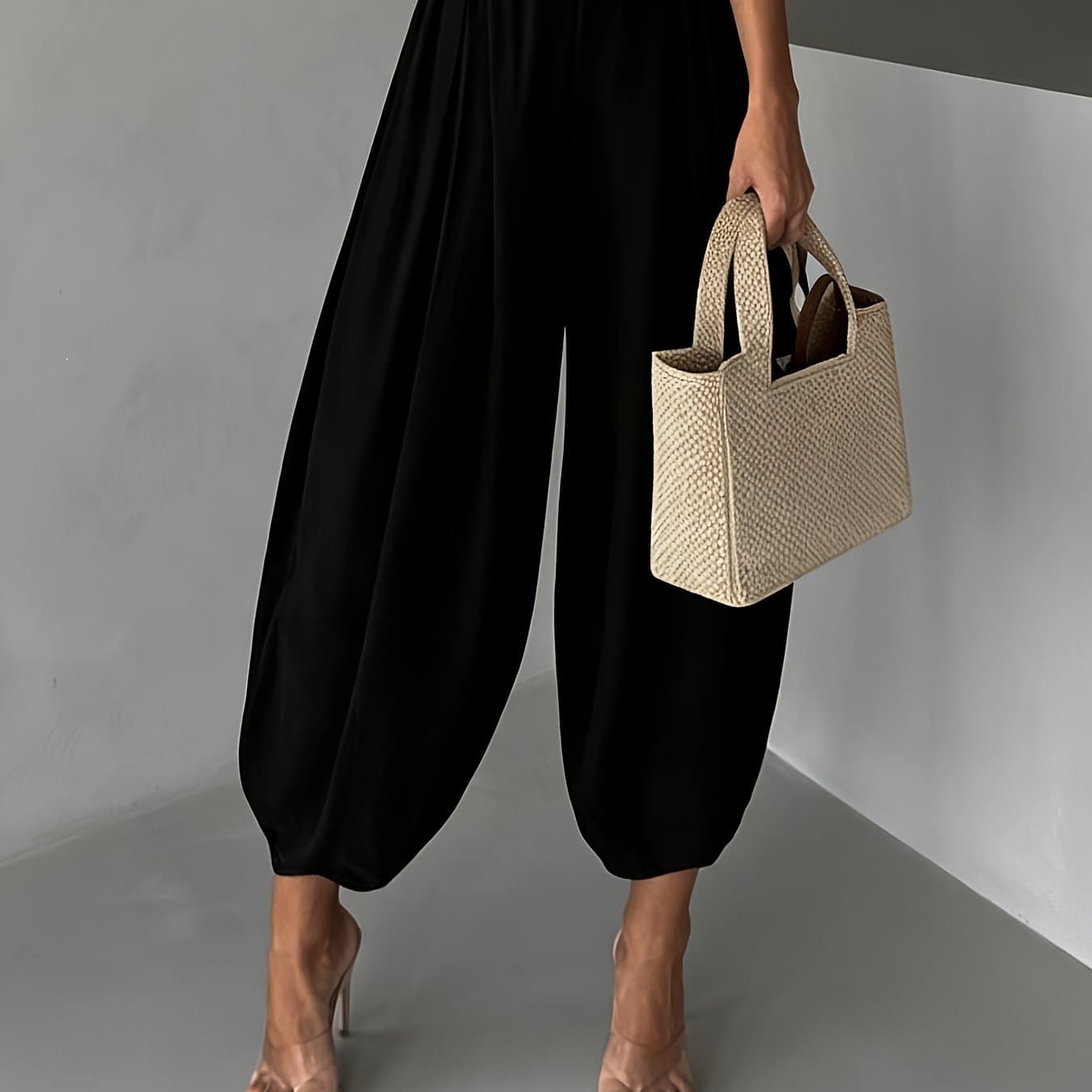 TEMU Fashionable Loose-fitting Harem Pants