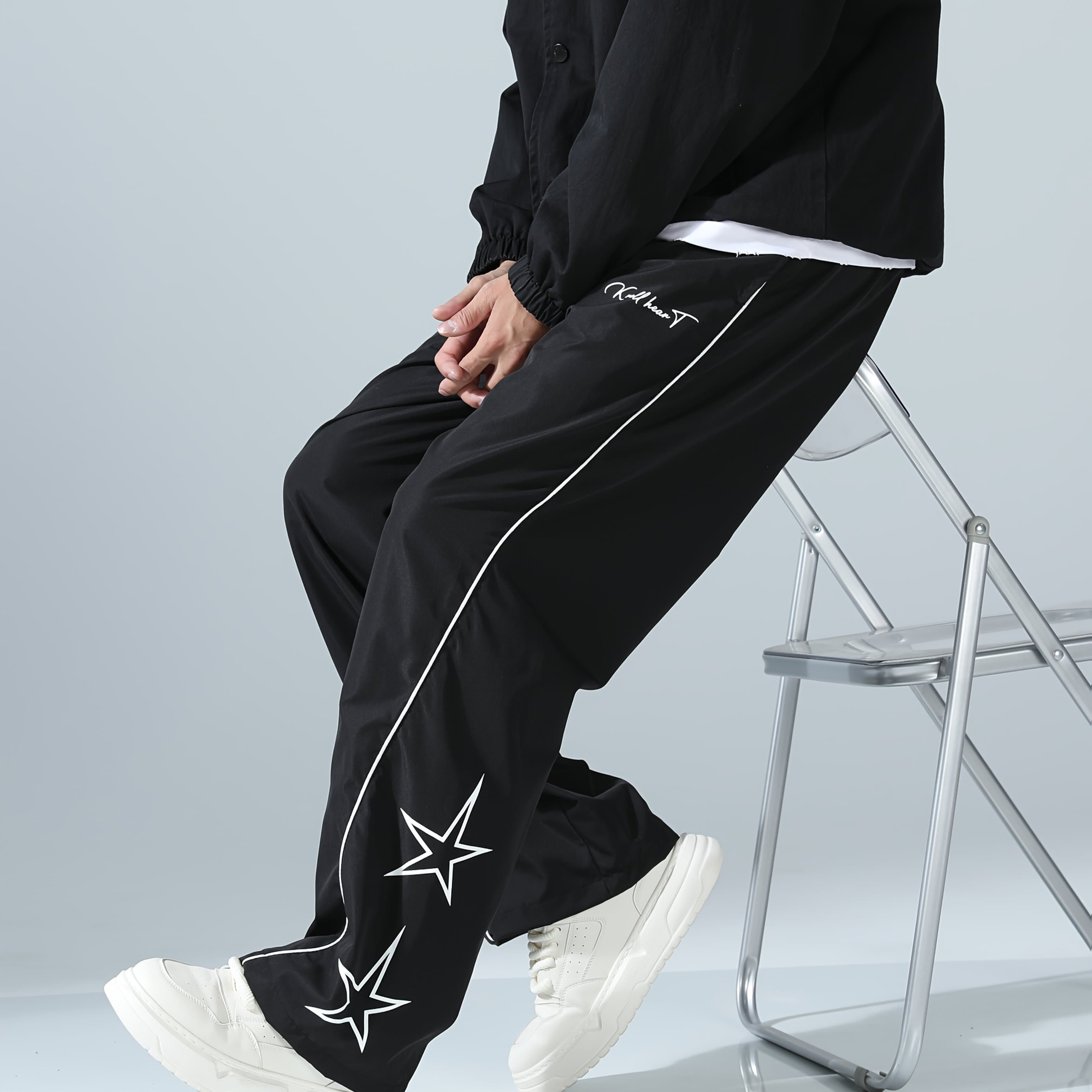 TEMU A Pair Of Loose-fitting Casual Sports Pants, Perfect For Outdoor Activities, Leisure, And Street Art Wear, Very