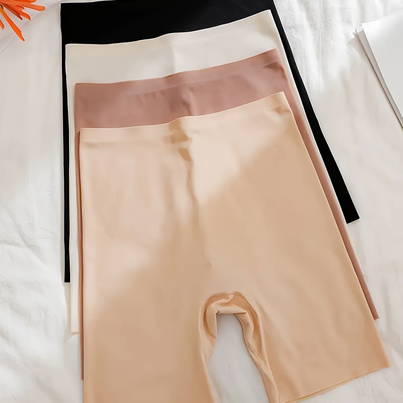 TEMU Set Of 4 Women' High-waisted Shorts, Designed To Prevent , Serve As Leggings, And Enhance The While Flattening The Stomach