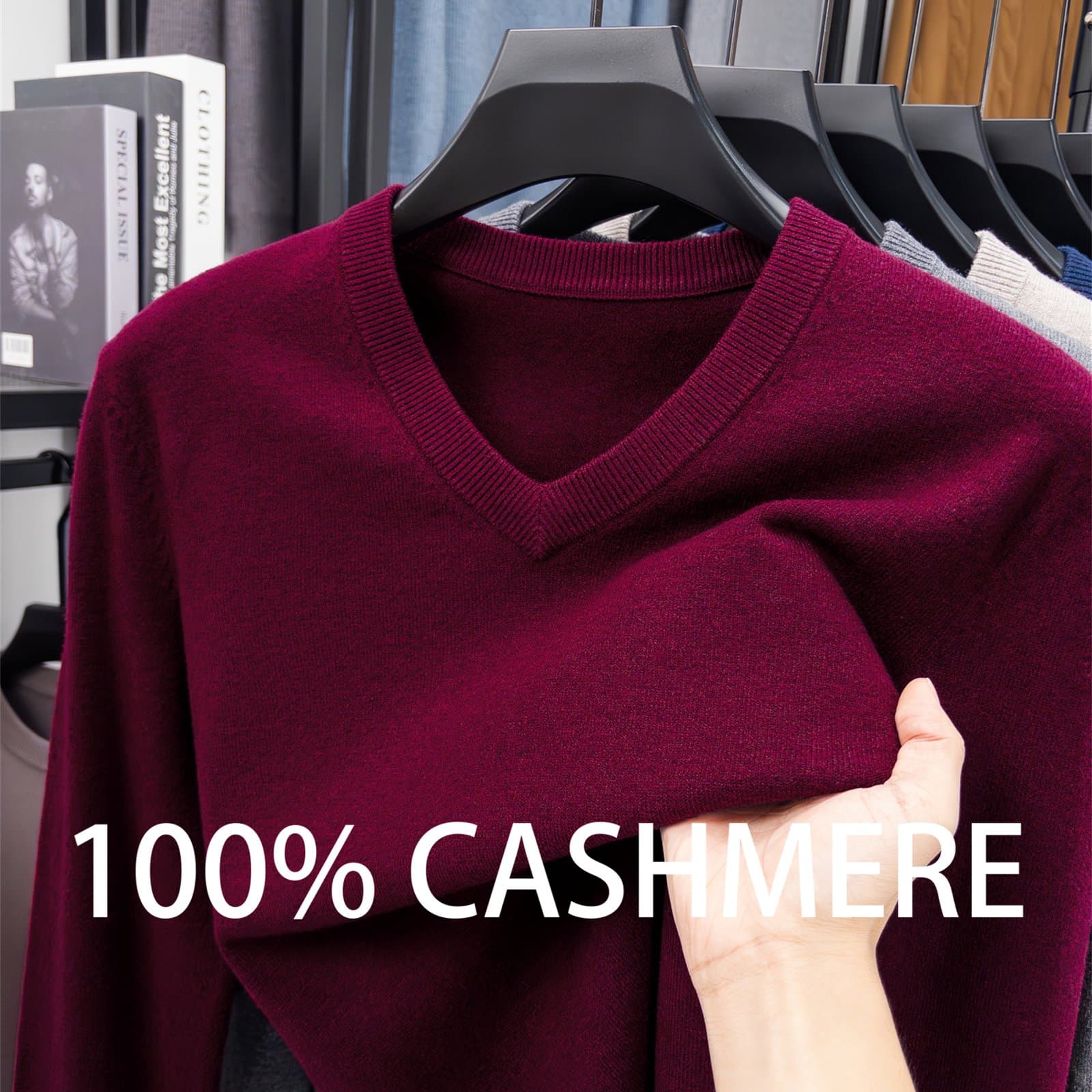 TEMU Zbzp Autumn Winter Knit 3d Solid Color Sweater, Basic Knit Top For Men, Fashionable Long Sleeve Sweater Dwda