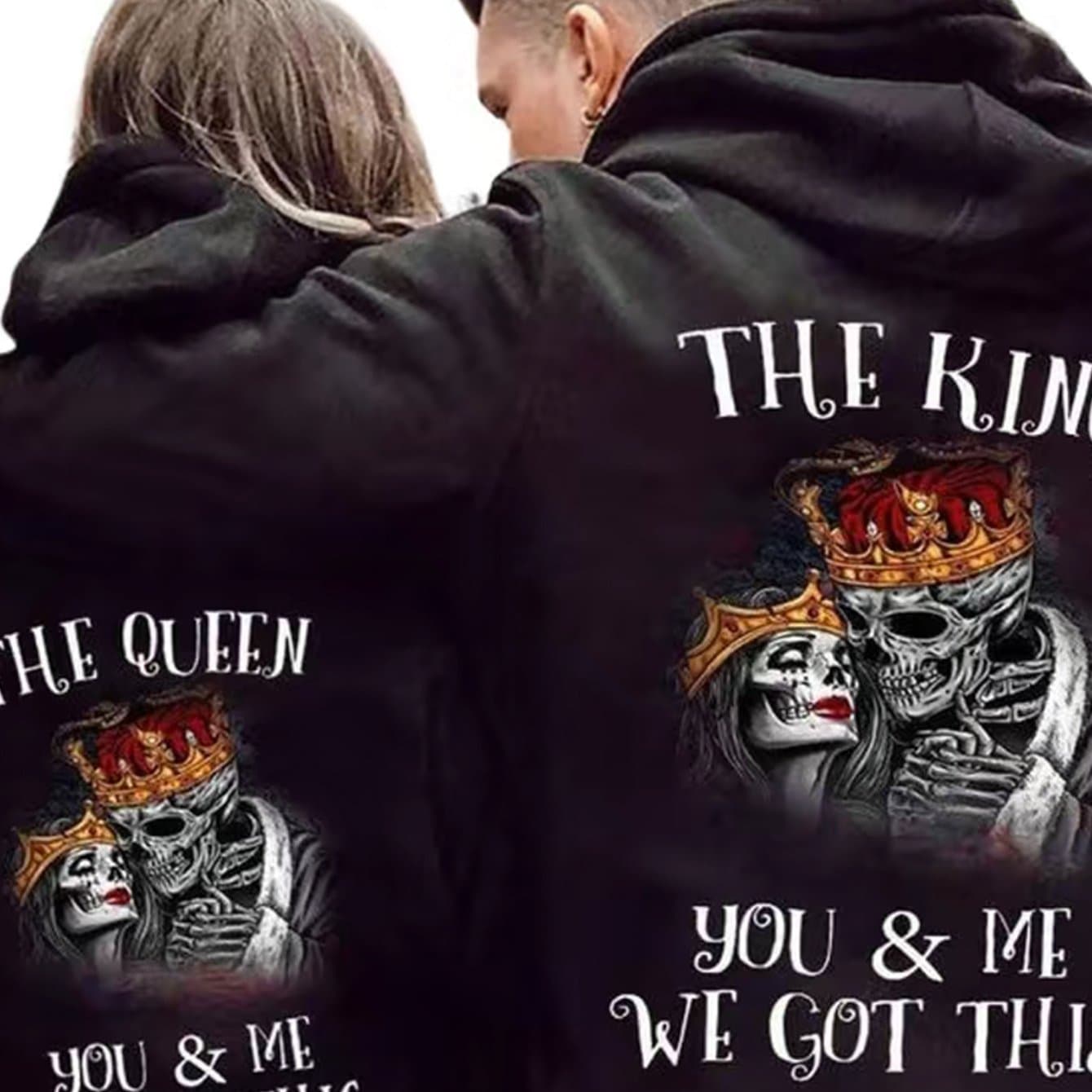 TEMU A Couple's Hoodie For Valentine's Day Featuring 'you And ', Designed With A Kangaroo Pocket And Made From Fleece-lined Material, Casual Outdoor Wear . It's Loose, Lightweight, And Breathable