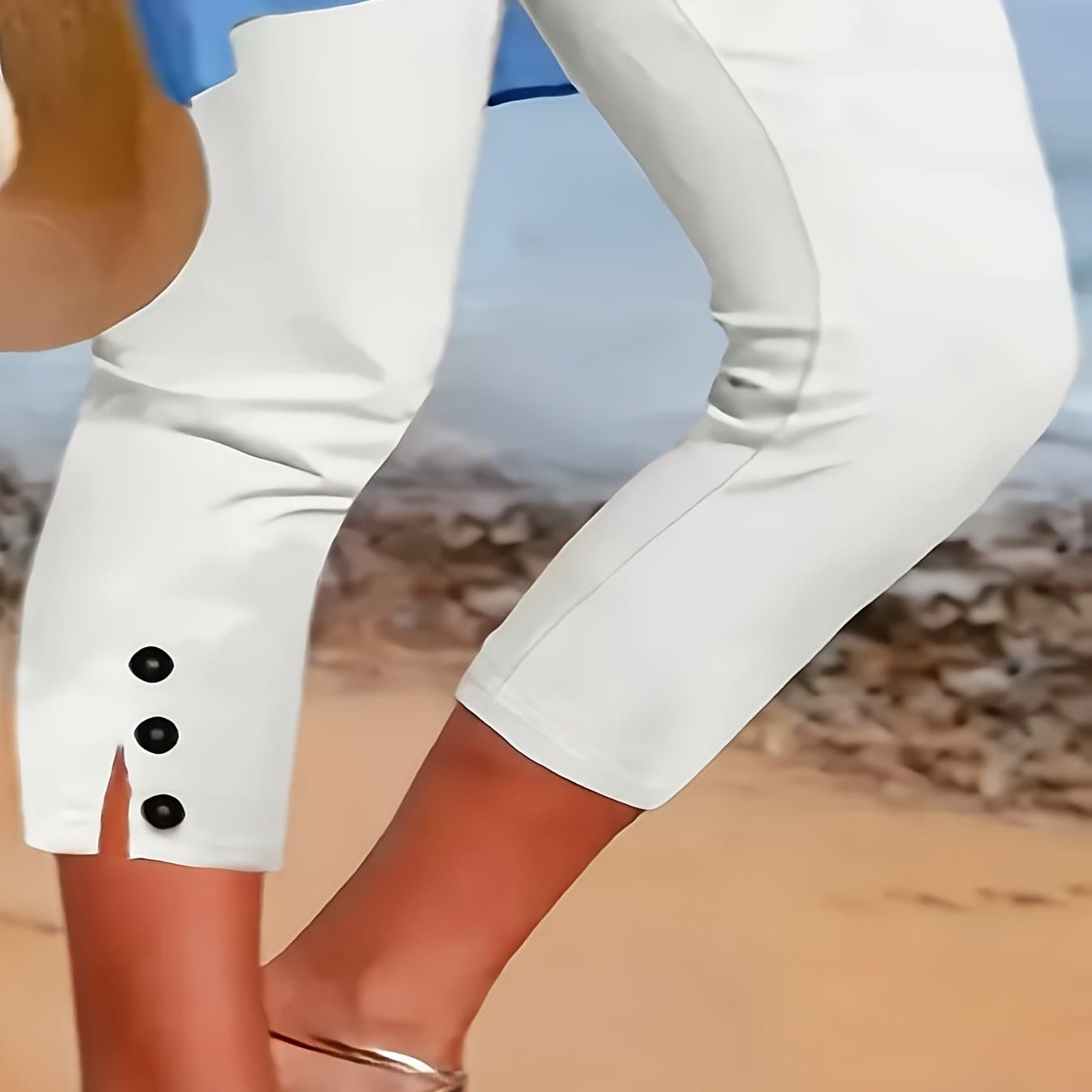 TEMU Plus Size, Women's Fashion Stretch Coded Leggings