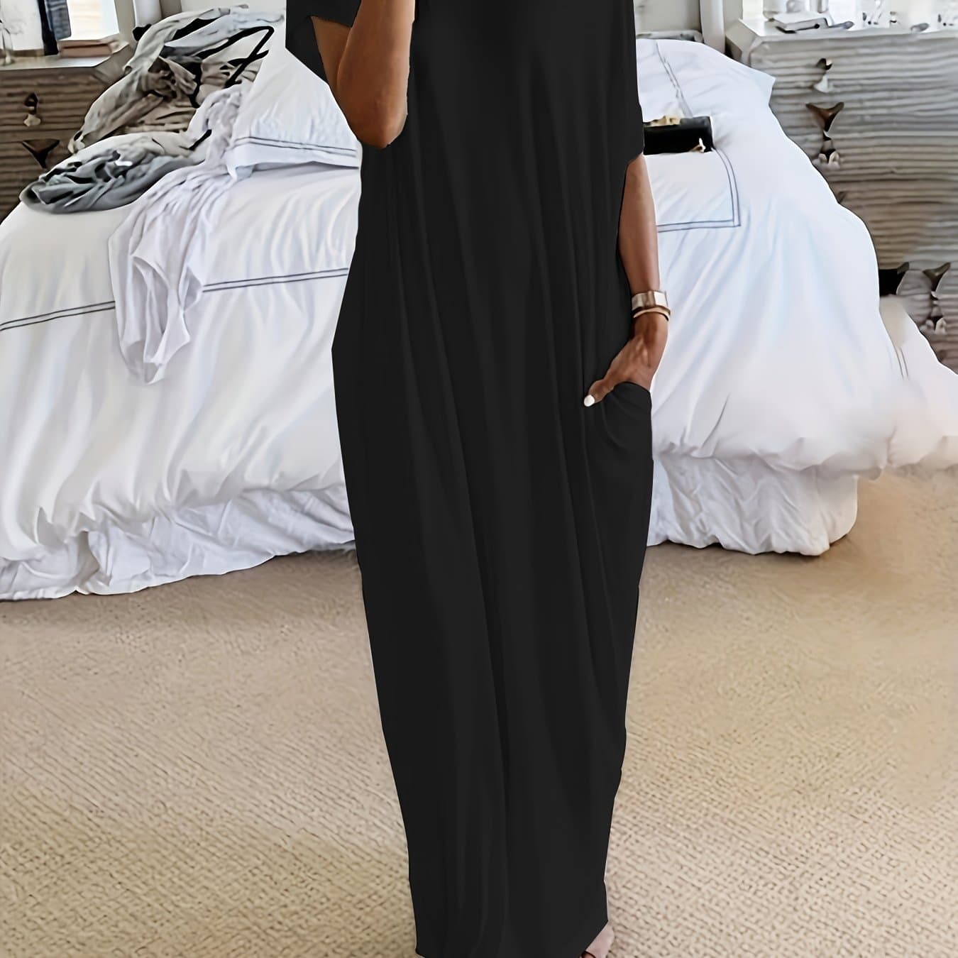 TEMU Plus Size - Plus Size - Y Vacation Plus Size Women's Dress