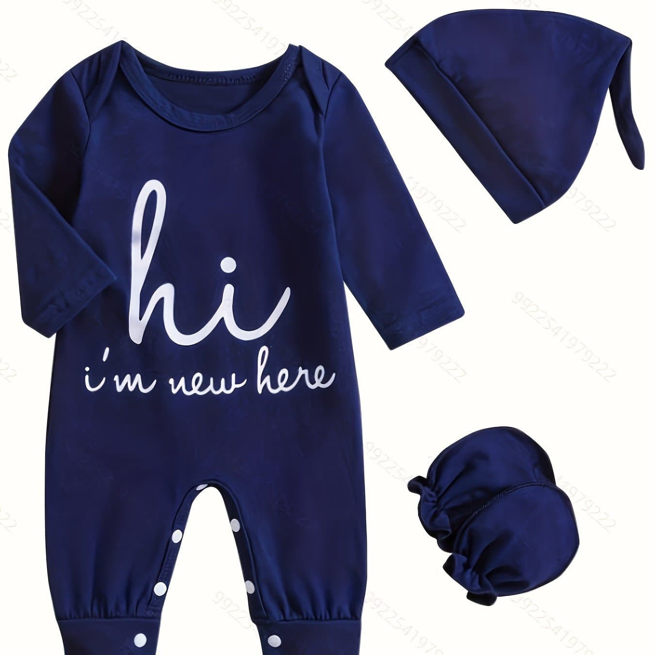 TEMU Minkidfashion Newborn Baby Boys Infant -piece Romper, For Outdoor