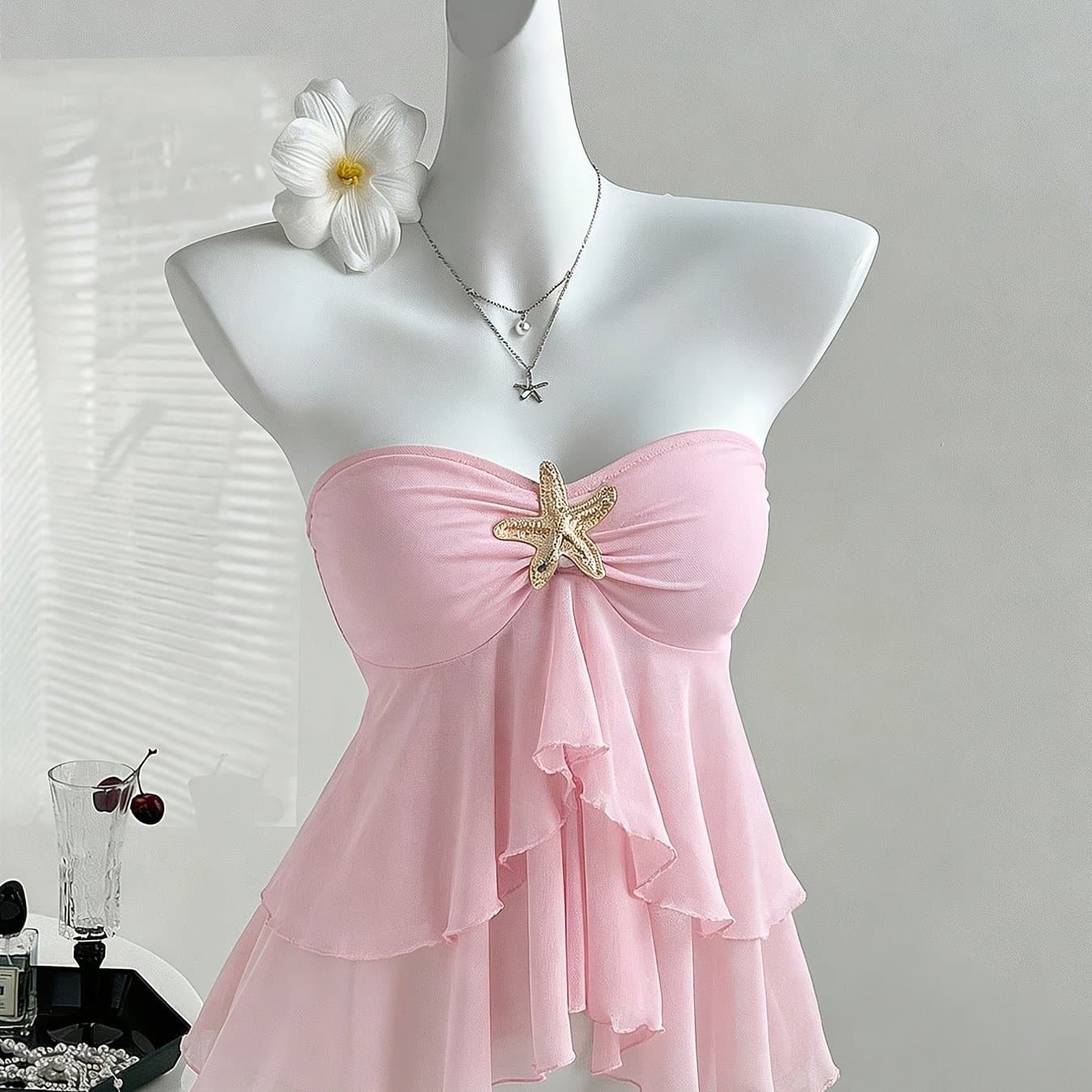 TEMU Y2k Style Sexy Hem Short Cami Top, Vacation Versatile Item, Summer Desert Music Festival Outfit