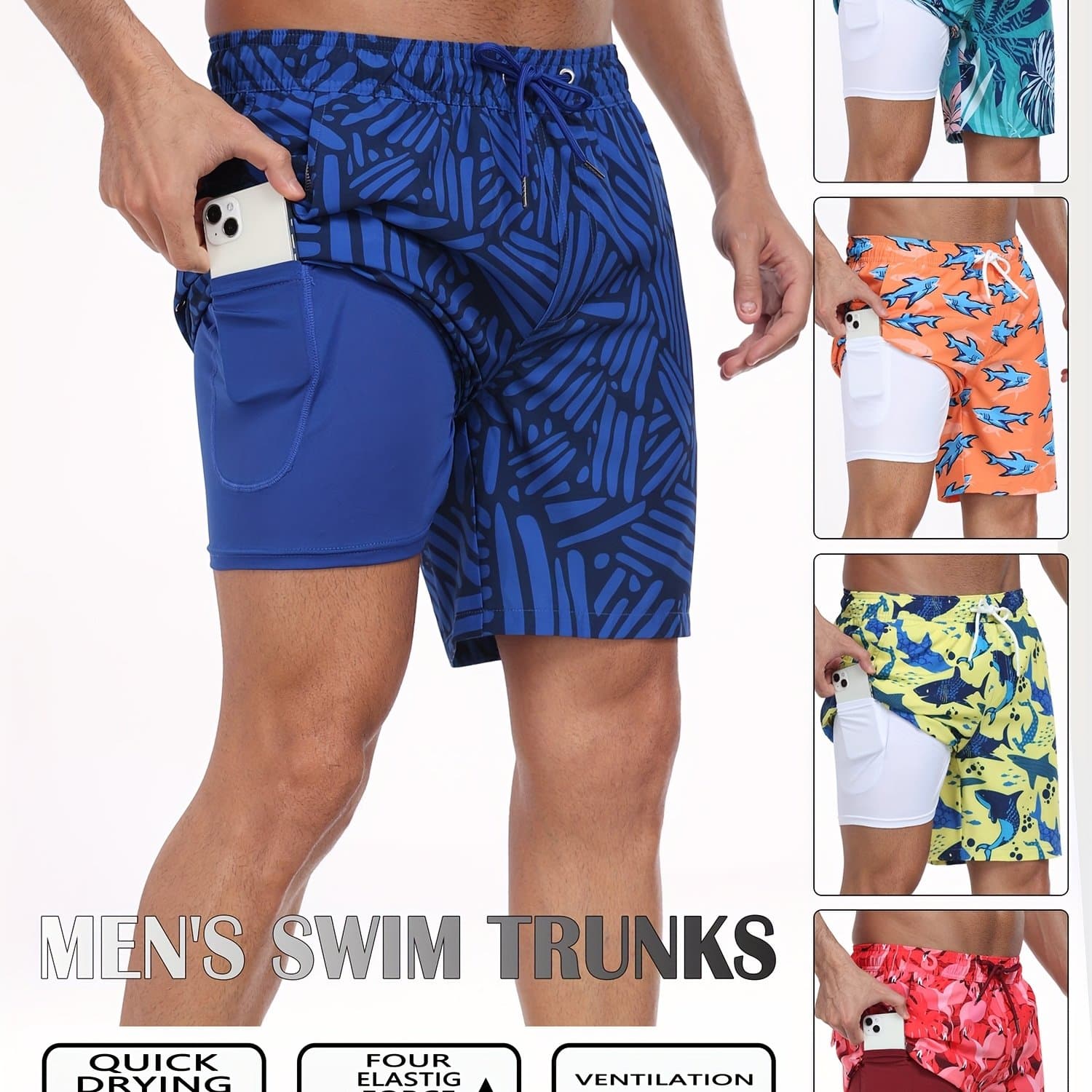 TEMU Men's Beach Shorts