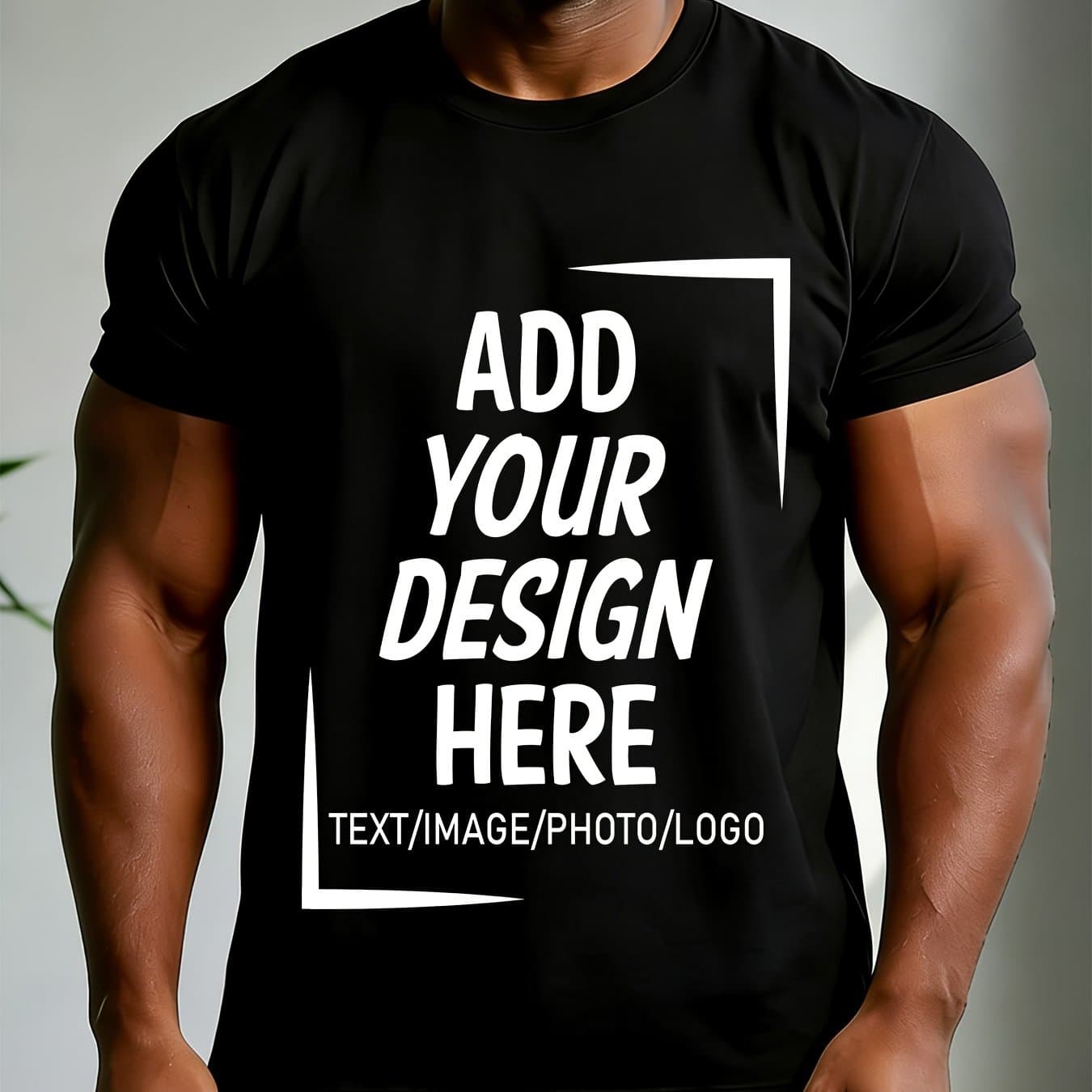 TEMU Personalized Customized Men's T-shirts | Support For Photo, Text And Printing | Pure Cotton Short-sleeved Printed Shirts | New Year Gifts/ Family / Valentine's Day Outfits