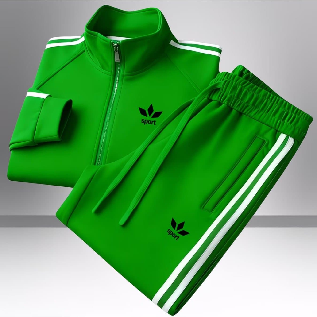 TEMU Track Jacket And Jogger Set Street Style Trendy Sporty Activewear With And Men's Fashion Sportswear For Adults Men Casual Wear