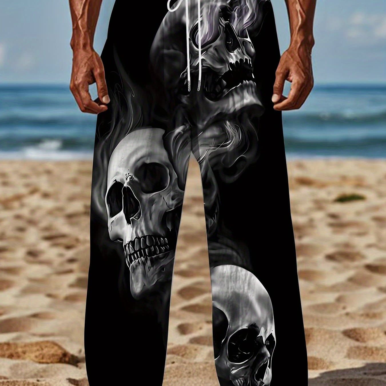 TEMU New Autumn/winter Men's Pants, Loose Straight-leg Youth European And Casual Trousers
