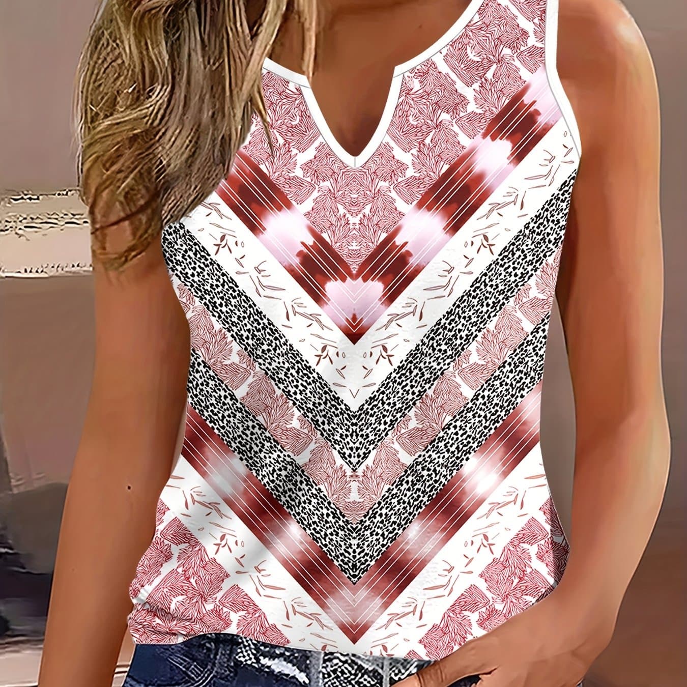 TEMU Women's V-neck Vest
