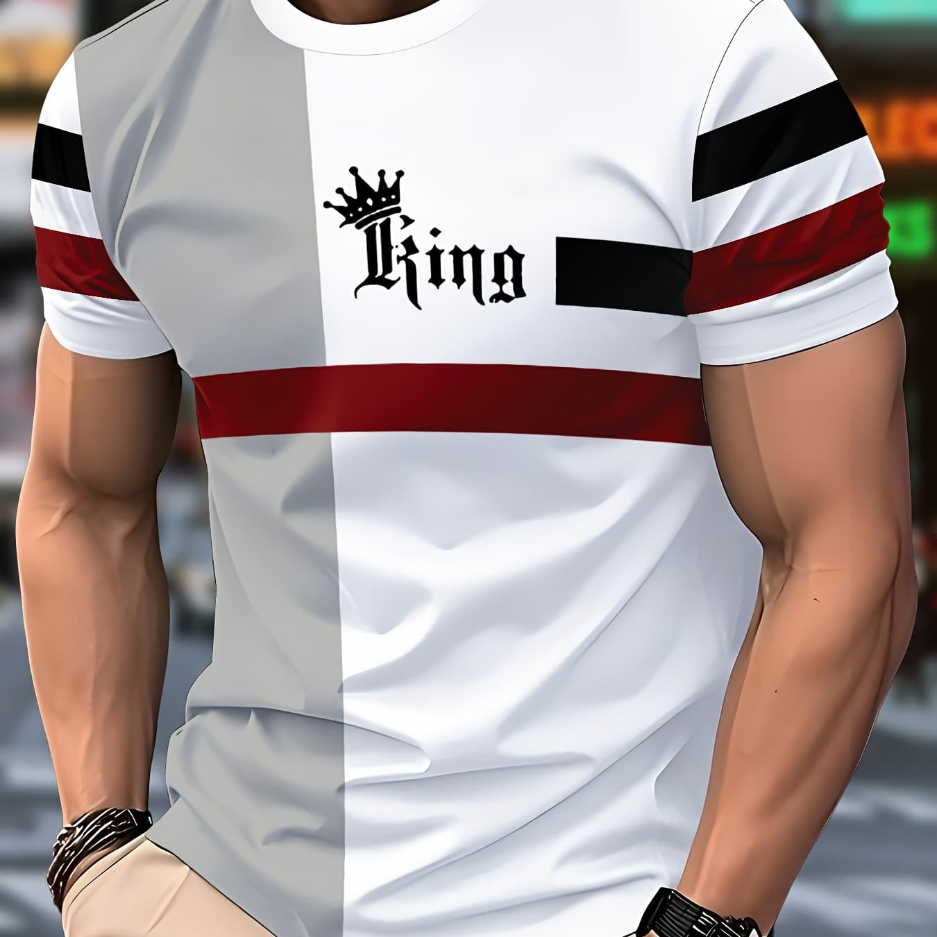 TEMU 3d Men's Novelty T-shirt