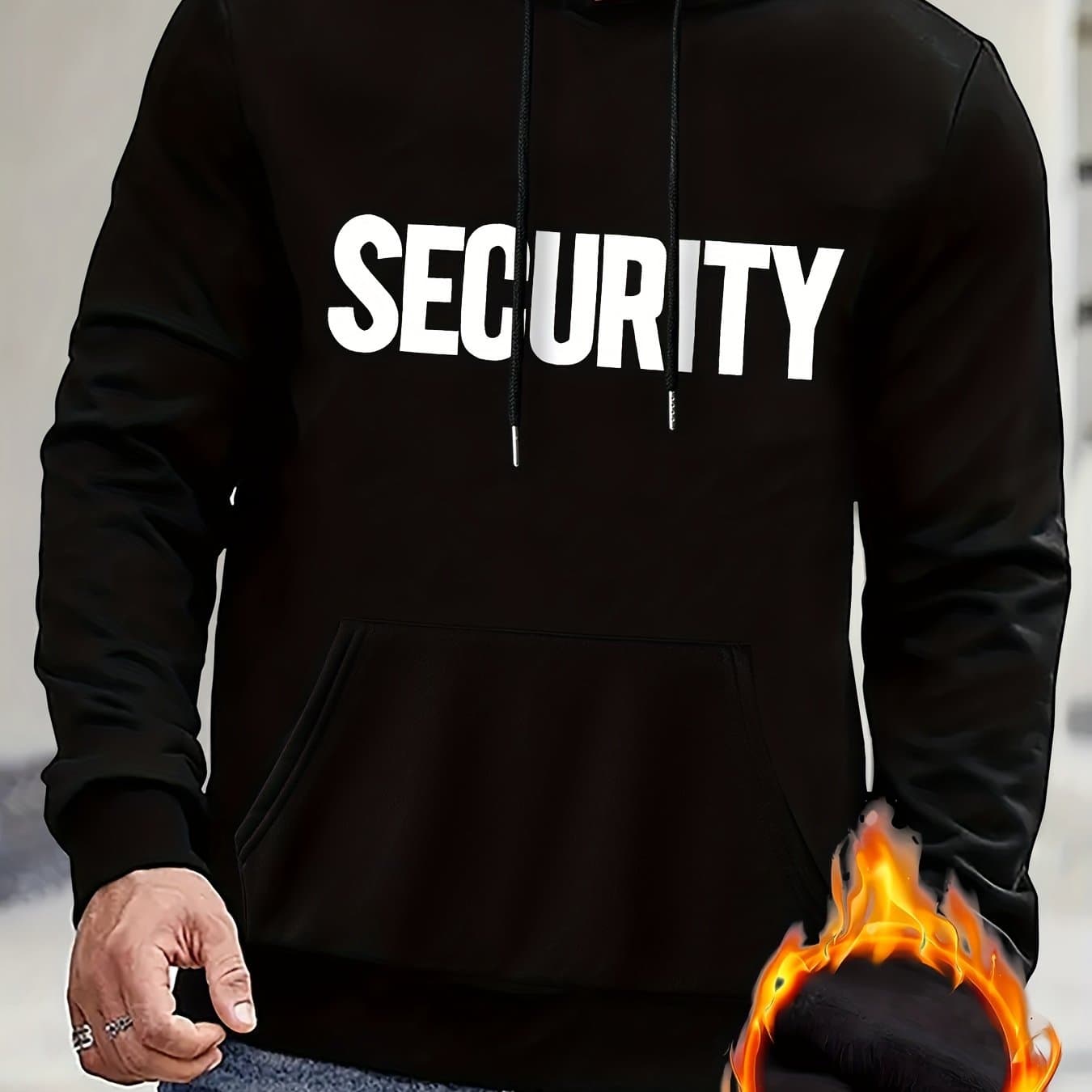 TEMU Men's Fashion Hooded Sweatshirt, Long Sleeve Hoodie
