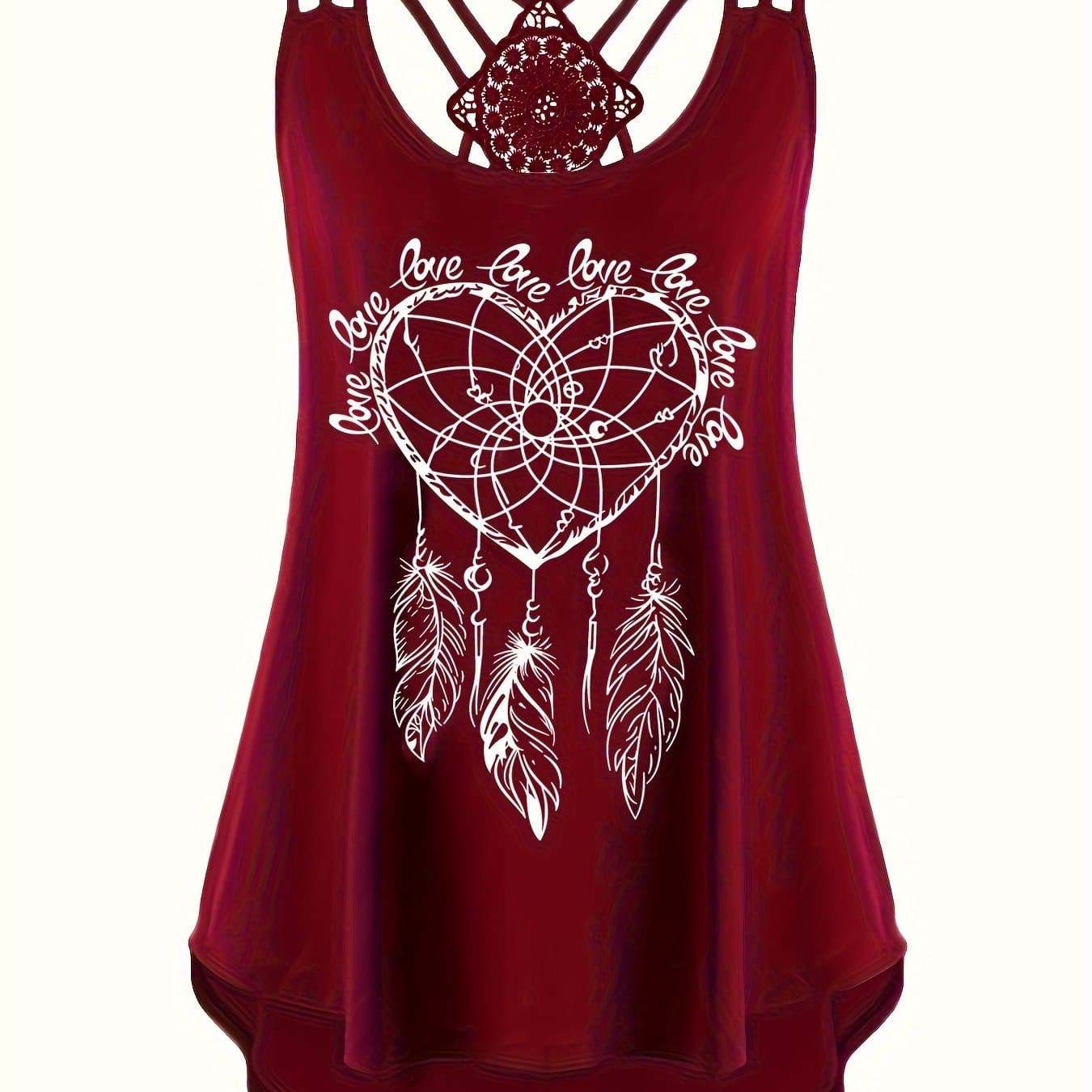 TEMU Plus Size, Solid Color Large Size Lace Suspender Waistcoat For Women