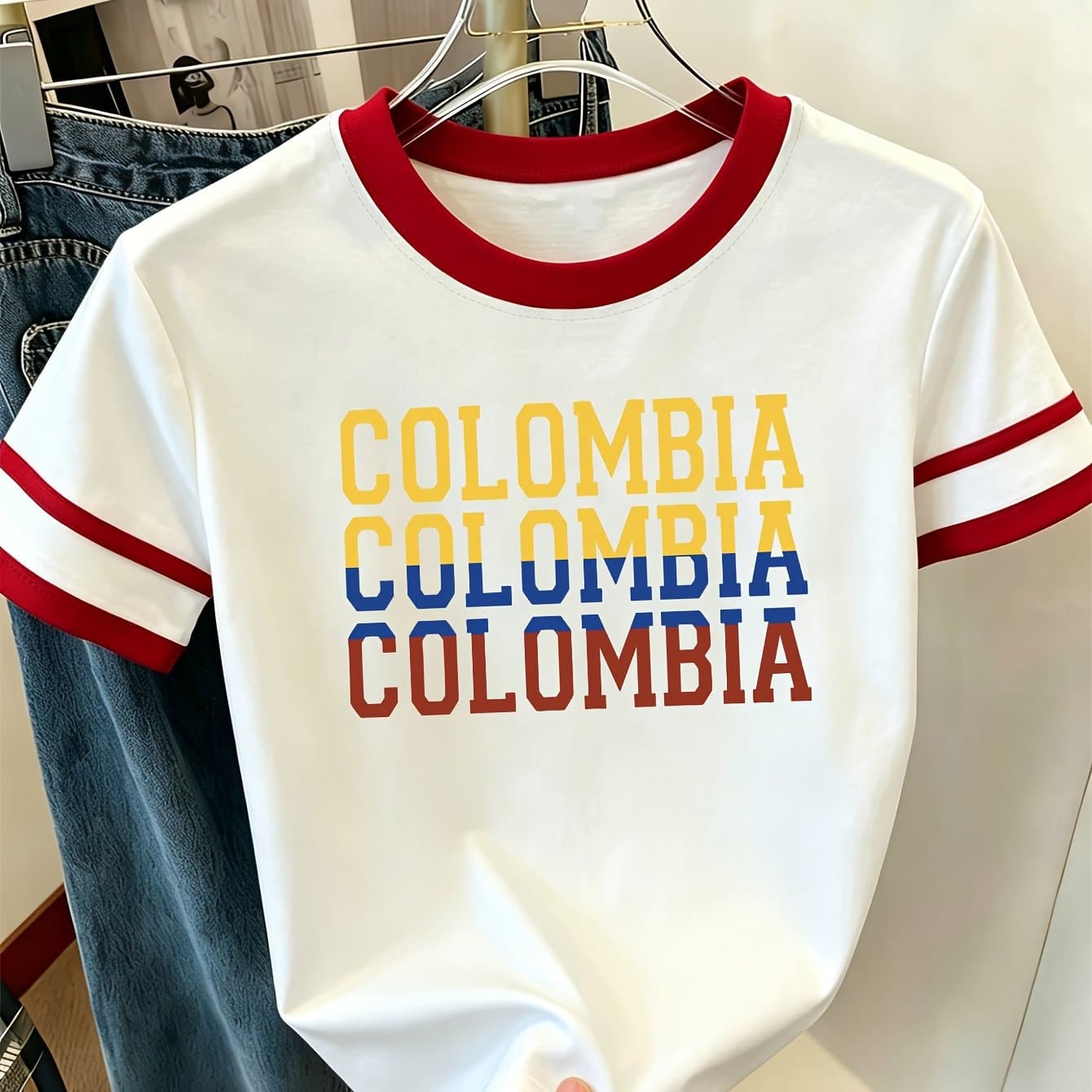 TEMU Graphic Print T-shirt, Short Sleeve Crew Neck Casual Top For Summer And Spring, Women's Clothing thumbnail 2