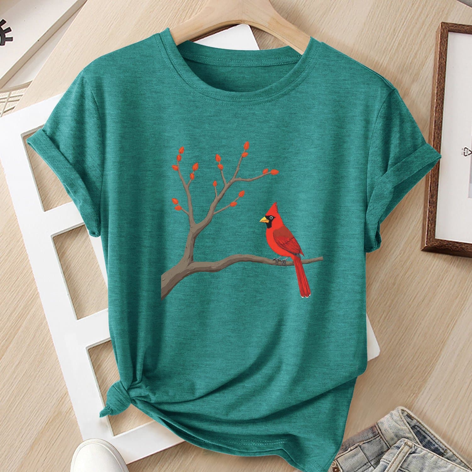 TEMU Casual Sports Tee For Women Featuring A , Round Neckline, Short Sleeves, And A , Perfect For Spring And Summer Daily Wear Made From Soft Fabric