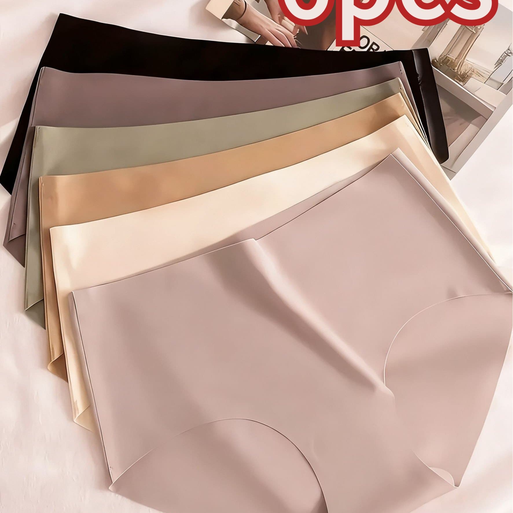TEMU 6pcs Summer Women's Underwear Plus Size Comfortable Breathable Non-stuffy Mid-waist Women's Underwear