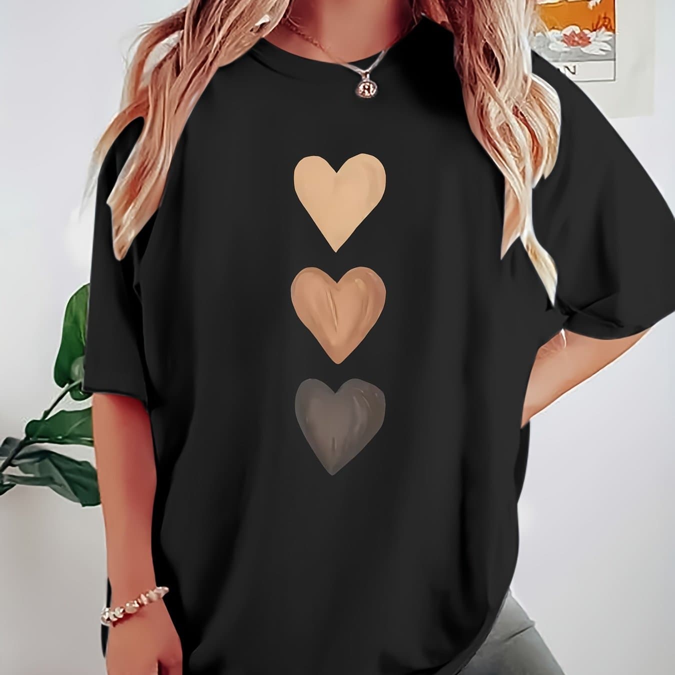 TEMU Women's T-shirt - Lightweight And Breathable Everyday T-shirt With Easy