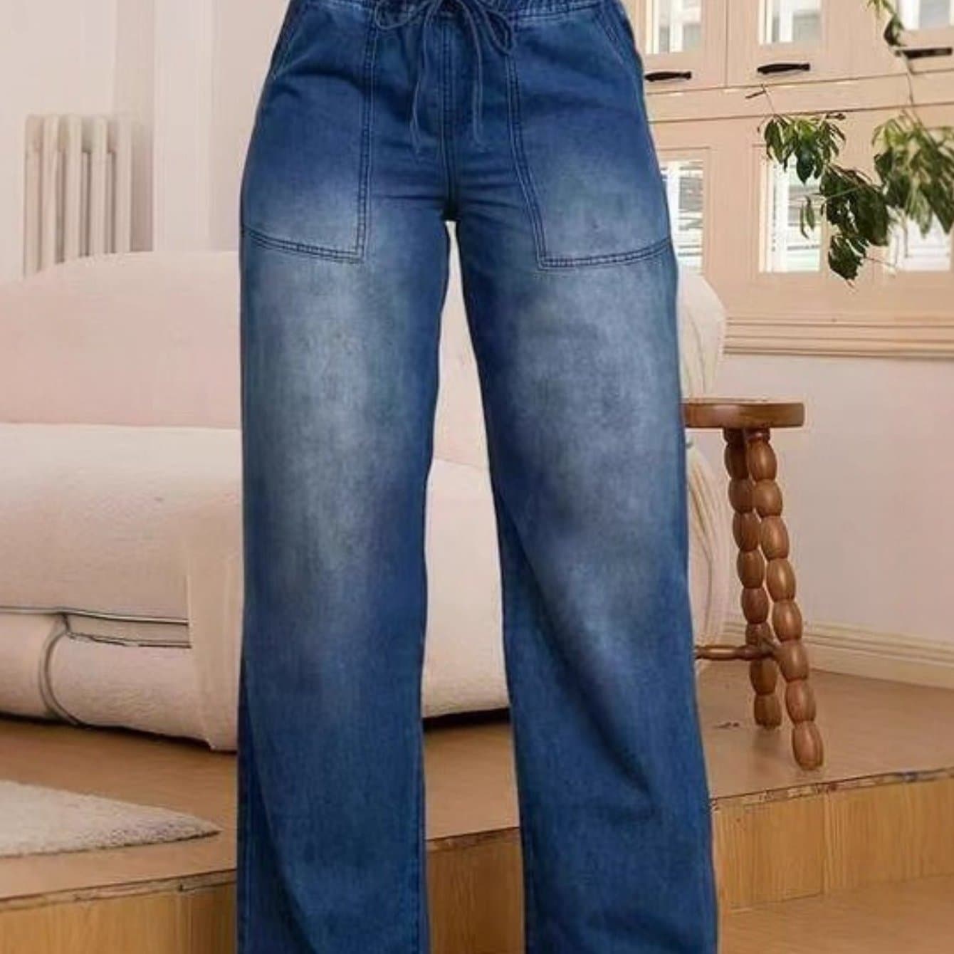 TEMU Fit Straight Leg Jeans For Women, Autumn 2025