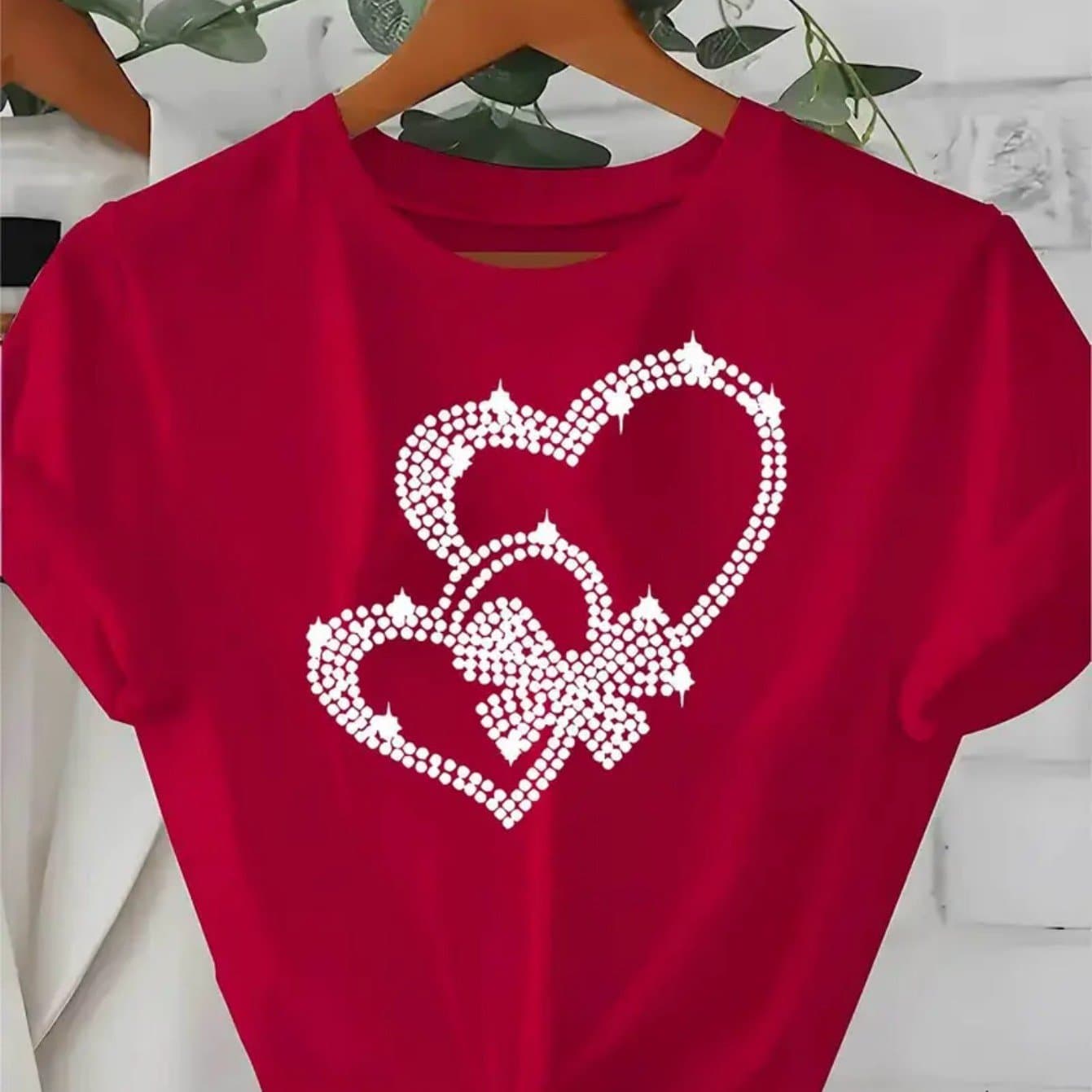 TEMU Stylish Women's Tee - Cozy And -back, Featuring A Round Neckline, Perfect For Any Season, Chic Casual Top, For Local Delivery, Summer Shirt, A Must-have For Elegant Summer