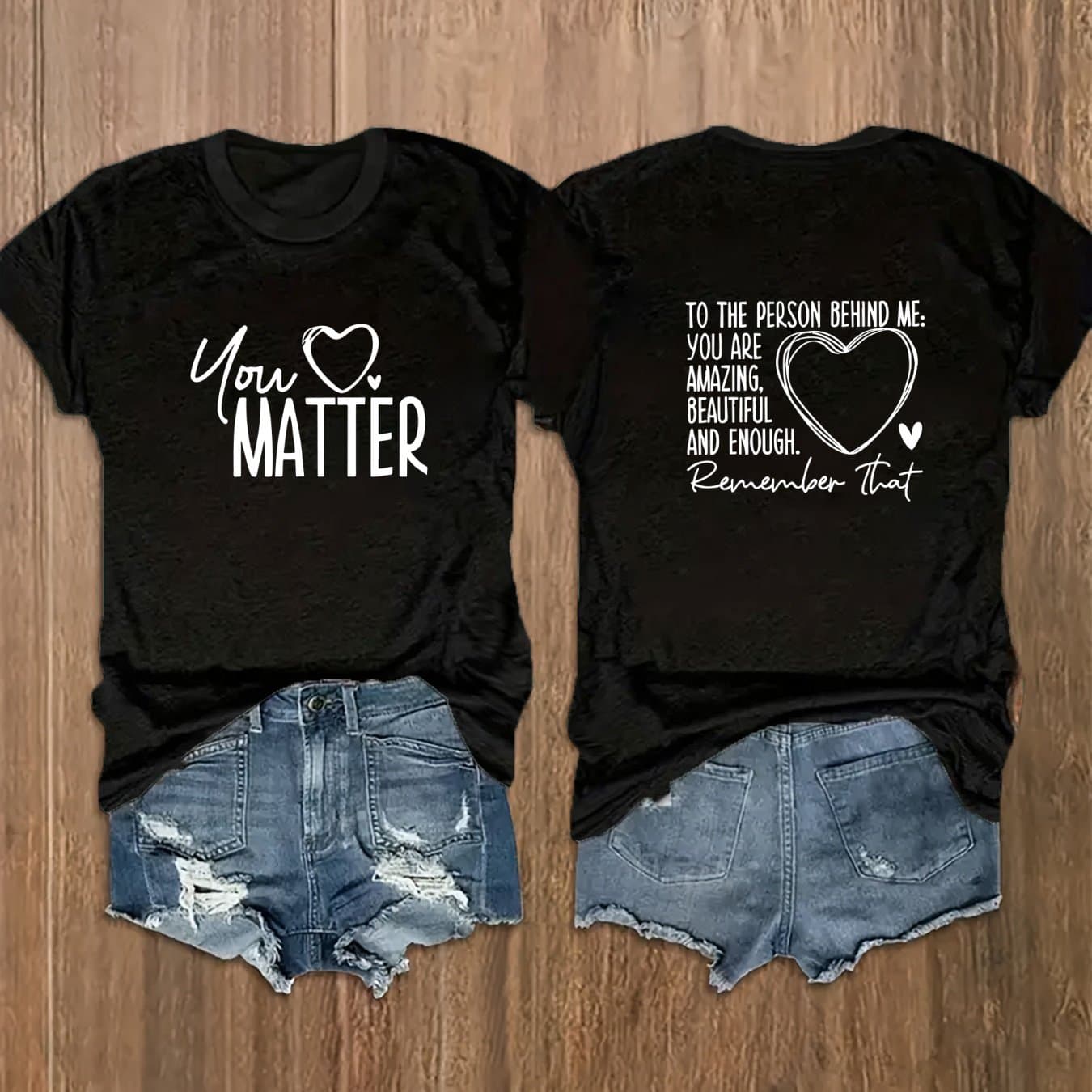 TEMU Letter Print T-shirt, Short Sleeve Crew Neck Casual Top For Summer & Spring, Women's Clothing