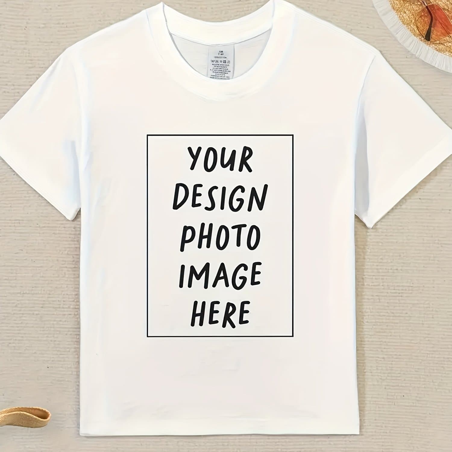 TEMU Cotton Girls And Boys T-shirts, Personalized Custom T-shirts: Custom Patterns, 3d Printed Round-neck Short-sleeved T-shirts, Perfect Gifts For Girls, Summer Clothing