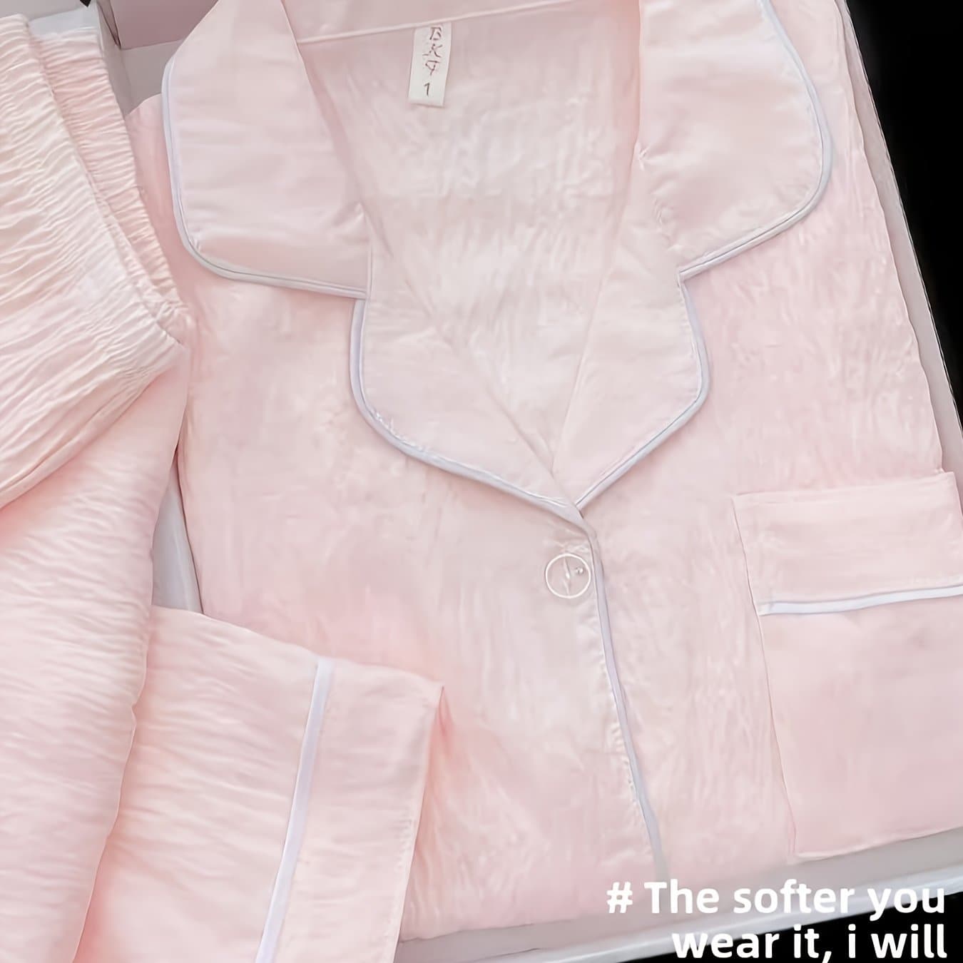 TEMU A Stylish And Comfortable Loungewear Set Made Of Lightweight In A Solid Color