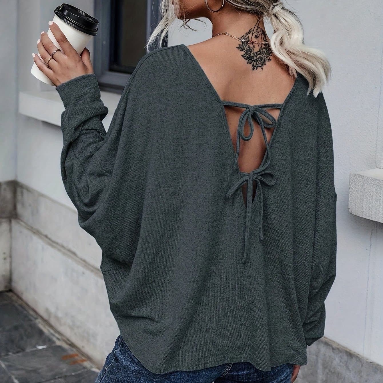 TEMU Women's Fashion Back Top