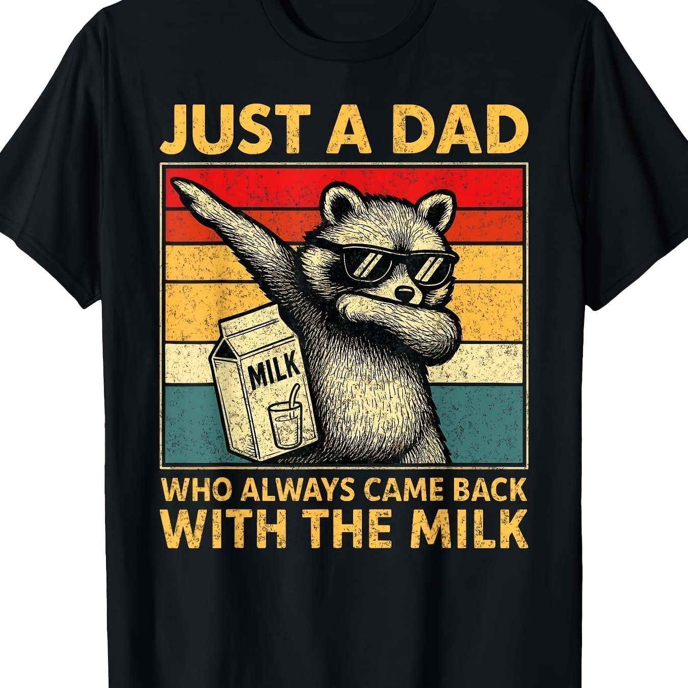 TEMU Just A Dad Who Came Back Gifts Men Fathers Day Dad Funny Crew Neck Tee With Stylish & Comfortable Travel Clothing For Fashion Enthusiasts Ideal For Fall And D