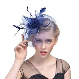 Élégant Derby accessoire Fascinateur Dame Déguisement Femmes Carnaval Soirée Derby Fête de mariage Adulte fascinateur Printemps Été